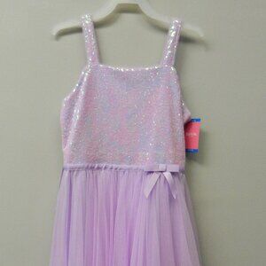 Zunie Girl Party Dance Semi-Formal Dress size 10/12 Lavender NWT